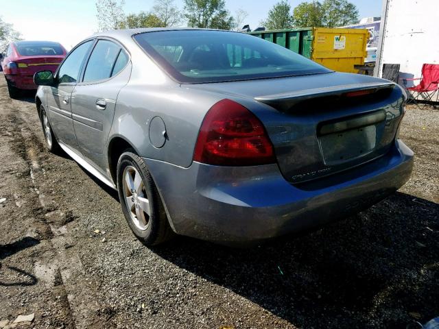 2G2WP552381103060 - 2008 PONTIAC GRAND PRIX GRAY photo 3