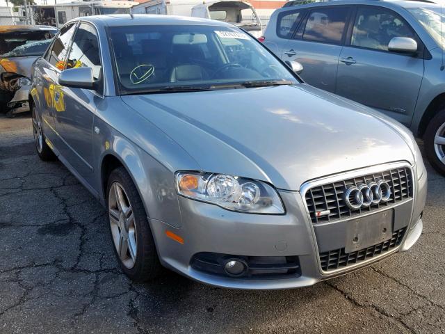 WAUAF78E68A028545 - 2008 AUDI A4 2.0T GRAY photo 1