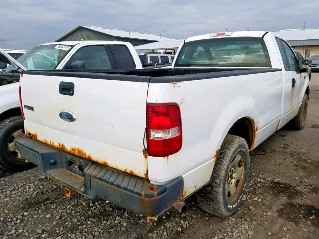 1FTRF14526KB40114 - 2006 FORD F150 WHITE photo 4