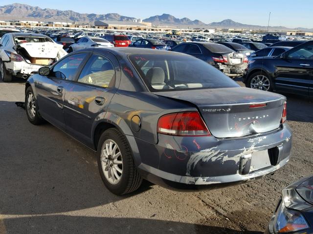 1C3EL46X93N501988 - 2003 CHRYSLER SEBRING LX BLUE photo 3