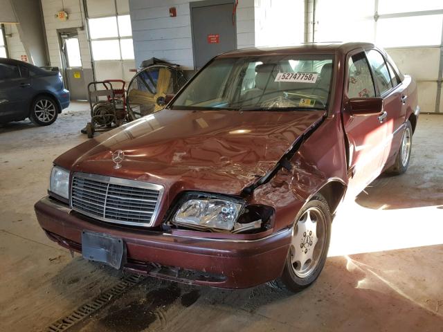 WDBHA29G3XF767147 - 1999 MERCEDES-BENZ C 280 RED photo 2