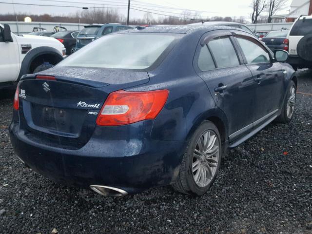 JS2RF9A87B6110712 - 2011 SUZUKI KIZASHI SP BLUE photo 4