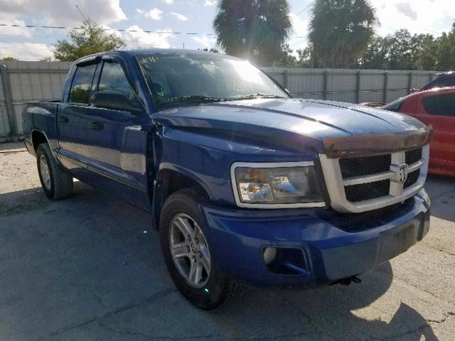 1D7RW3GK1BS691938 - 2011 DODGE DAKOTA SLT BLUE photo 1