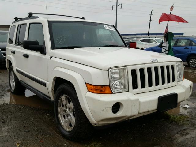 1J8HG48N16C244911 - 2006 JEEP COMMANDER WHITE photo 1