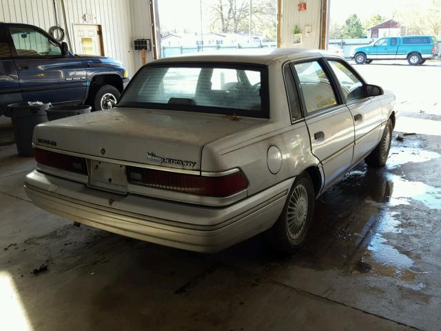 1MEPM36X9PK613627 - 1993 MERCURY TOPAZ GS SILVER photo 4