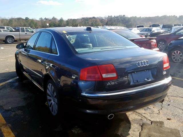 WAUML44E14N013660 - 2004 AUDI A8 L QUATT BLUE photo 3