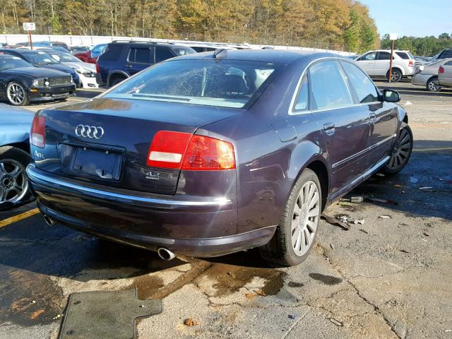 WAUML44E14N013660 - 2004 AUDI A8 L QUATT BLUE photo 4