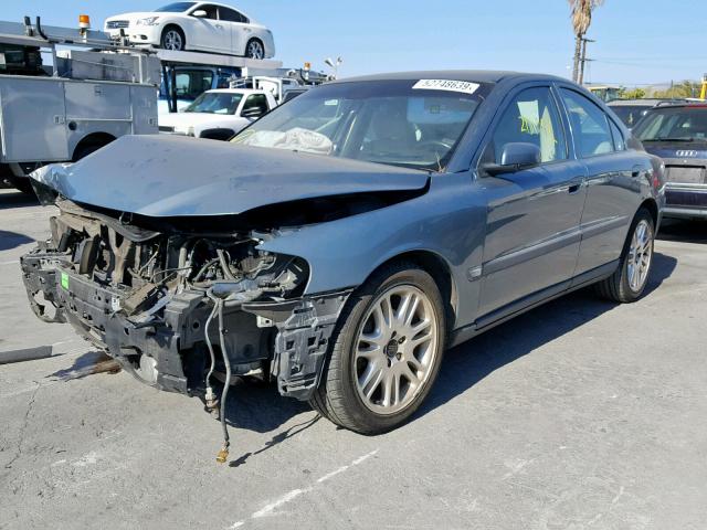 YV1RS59V842346508 - 2004 VOLVO S60 2.5T GREEN photo 2