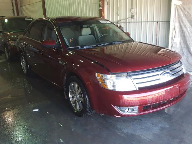 1FAHP24W58G168153 - 2008 FORD TAURUS SEL MAROON photo 1