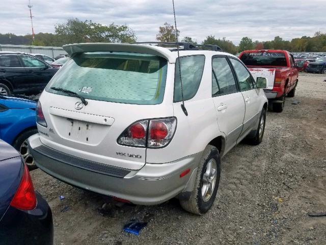 JTJHF10U530304260 - 2003 LEXUS RX 300 WHITE photo 4