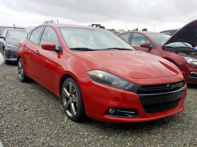 1C3CDFBA6DD315270 - 2013 DODGE DART SXT RED photo 1