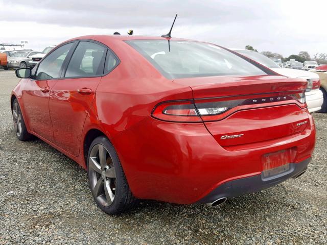 1C3CDFBA6DD315270 - 2013 DODGE DART SXT RED photo 3