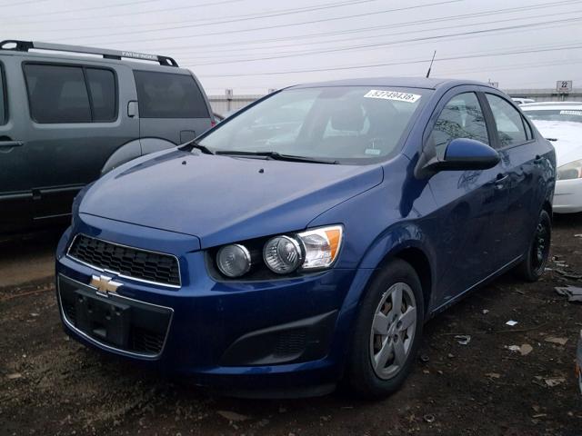 1G1JA5SH9D4247168 - 2013 CHEVROLET SONIC LS 蓝色 照片 2