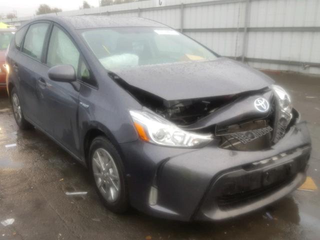 JTDZN3EU5GJ052668 - 2016 TOYOTA PRIUS V GRAY photo 1