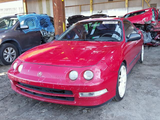 JH4DC4347RS009762 - 1994 ACURA INTEGRA RS RED photo 2