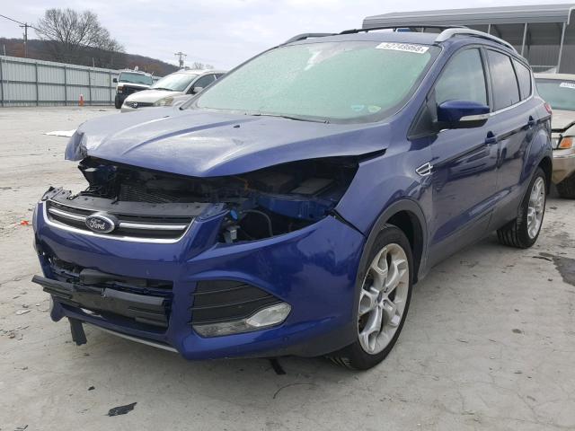 1FMCU9J95DUD50138 - 2013 FORD ESCAPE TIT BLUE photo 2