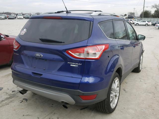 1FMCU9J95DUD50138 - 2013 FORD ESCAPE TIT BLUE photo 4