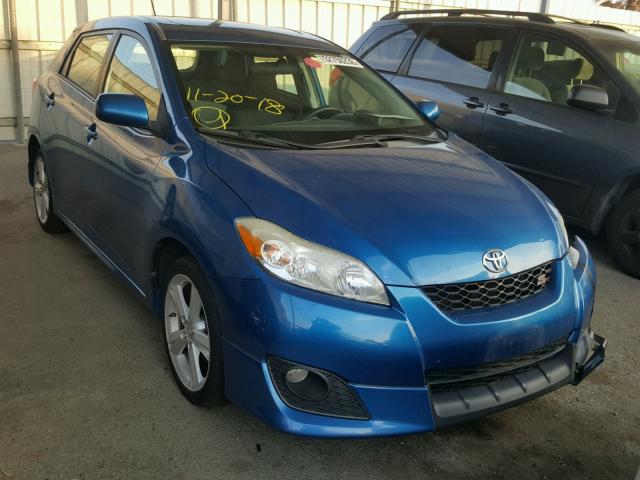 2T1KE40E59C025105 - 2009 TOYOTA COROLLA MA BLUE photo 1