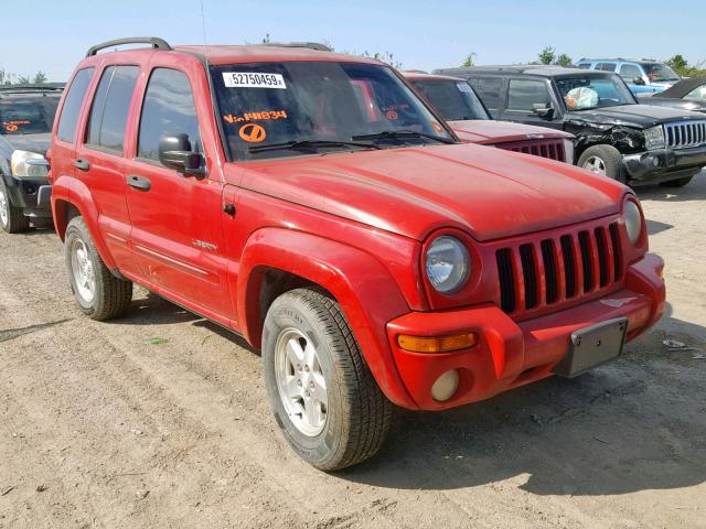 1J4GL58K94W141834 - 2004 JEEP LIBERTY LI RED photo 1