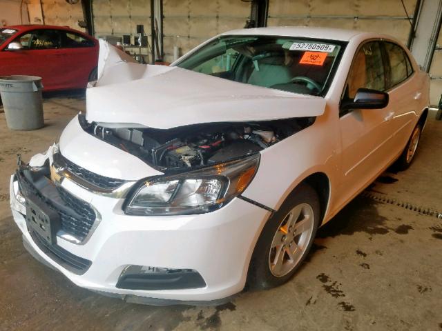 1G11B5SL6FF247850 - 2015 CHEVROLET MALIBU LS WHITE photo 2