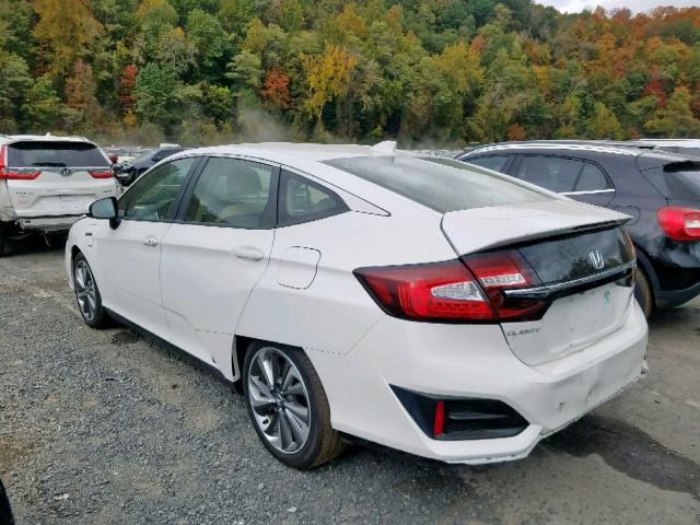 JHMZC5F12JC004092 - 2018 HONDA CLARITY WHITE photo 3