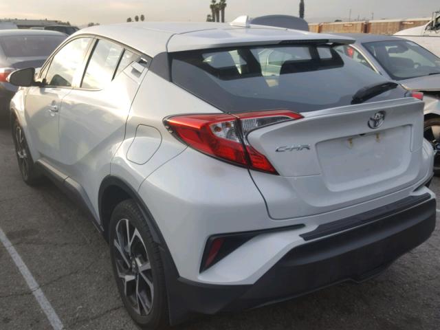 NMTKHMBX5JR021118 - 2018 TOYOTA C-HR XLE WHITE photo 3