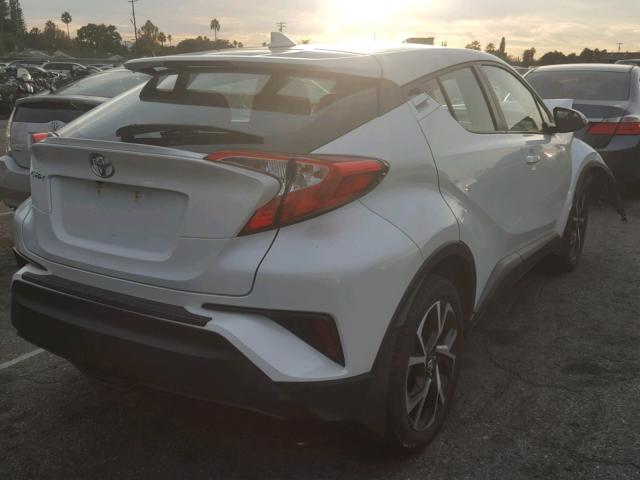 NMTKHMBX5JR021118 - 2018 TOYOTA C-HR XLE WHITE photo 4