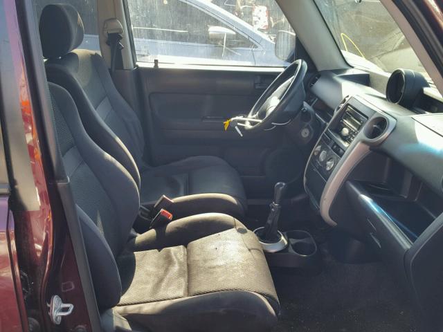 JTLKT334940141868 - 2004 TOYOTA SCION XB Bordo foto 5