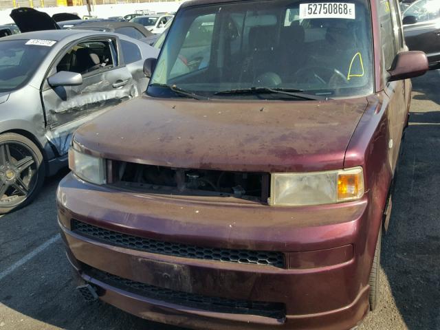 JTLKT334940141868 - 2004 TOYOTA SCION XB Bordo foto 9