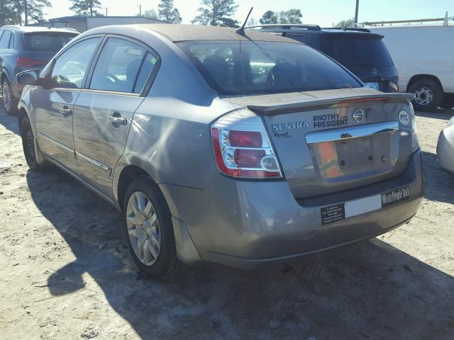 3N1AB6AP4BL639729 - 2011 NISSAN SENTRA 2.0 GRAY photo 3