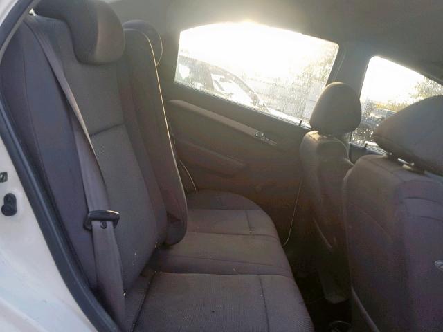 KL1TD56667B158312 - 2007 CHEVROLET AVEO BASE Ақ фото 6