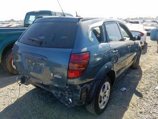 5Y2SL65858Z403545 - 2008 PONTIAC VIBE BLUE photo 4