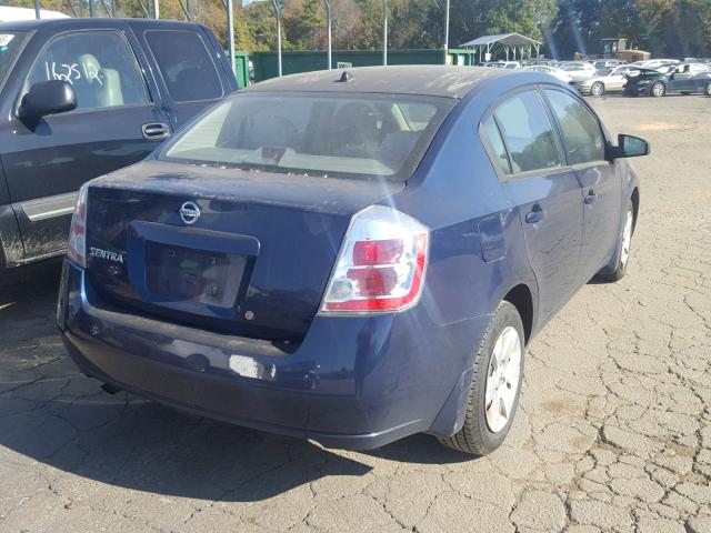 3N1AB61E08L747675 - 2008 NISSAN SENTRA 2.0 BLUE photo 4