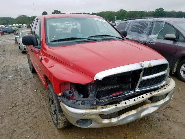 1D7HA18N34J271503 - 2004 DODGE RAM 1500 S RED photo 1