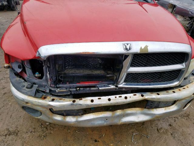 1D7HA18N34J271503 - 2004 DODGE RAM 1500 S RED photo 9