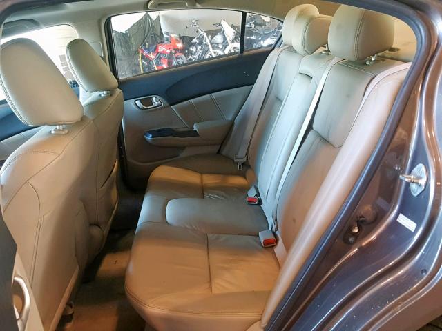 2HGFB2F9XCH528796 - 2012 HONDA CIVIC EXL 灰色 照片 6