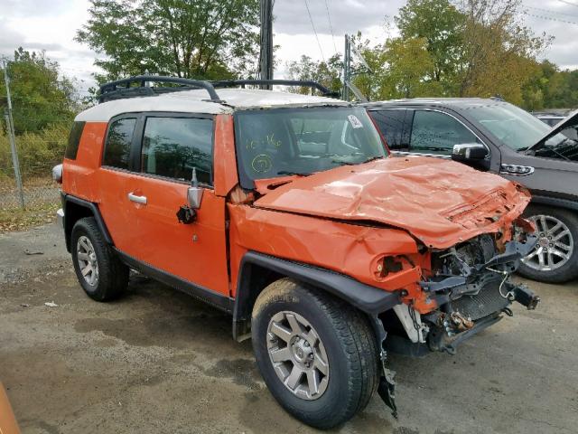 JTEBU4BF9EK192628 - 2014 TOYOTA FJ CRUISER ORANGE photo 1