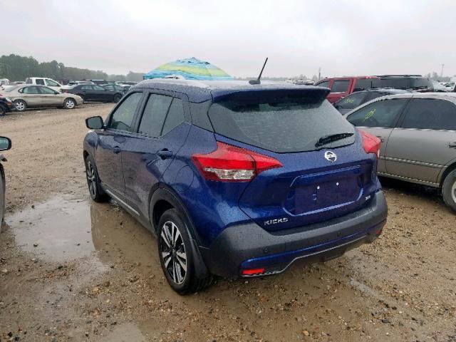 3N1CP5CU9JL518359 - 2018 NISSAN KICKS S BLUE photo 3