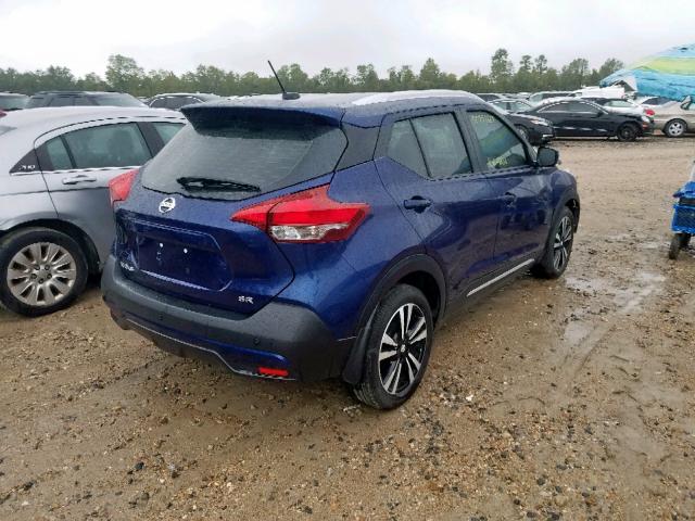 3N1CP5CU9JL518359 - 2018 NISSAN KICKS S BLUE photo 4