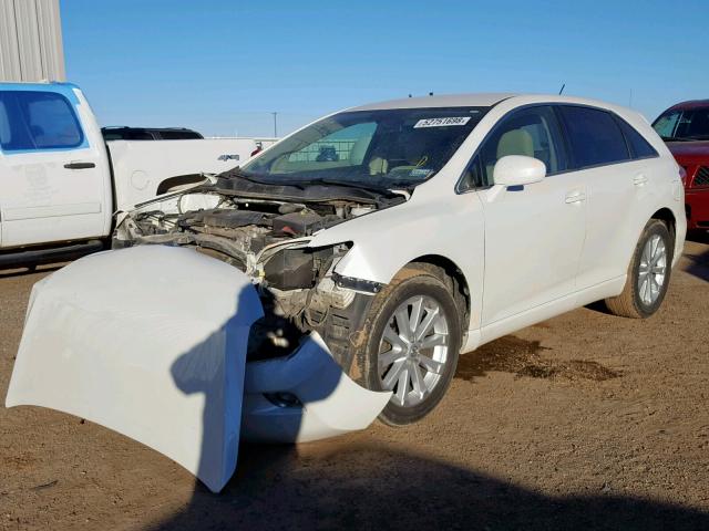 4T3ZE11A29U019941 - 2009 TOYOTA VENZA BASE WHITE photo 2