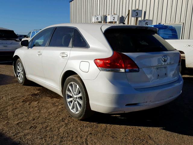 4T3ZE11A29U019941 - 2009 TOYOTA VENZA BASE WHITE photo 3