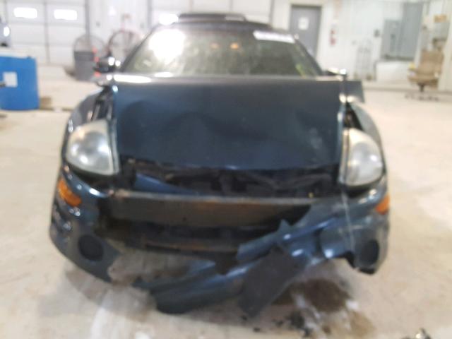 4A3AC44G94E042389 - 2004 MITSUBISHI ECLIPSE GS BLUE photo 9