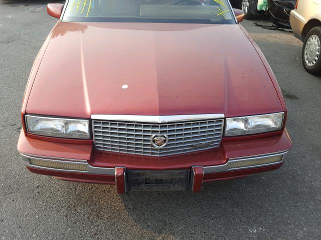 1G6KY53B5MU804968 - 1991 CADILLAC SEVILLE TO RED photo 7