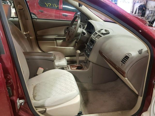 1G1ZT54805F182226 - 2005 CHEVROLET MALIBU LS 红色 照片 5