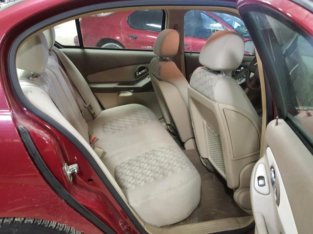 1G1ZT54805F182226 - 2005 CHEVROLET MALIBU LS 红色 照片 6