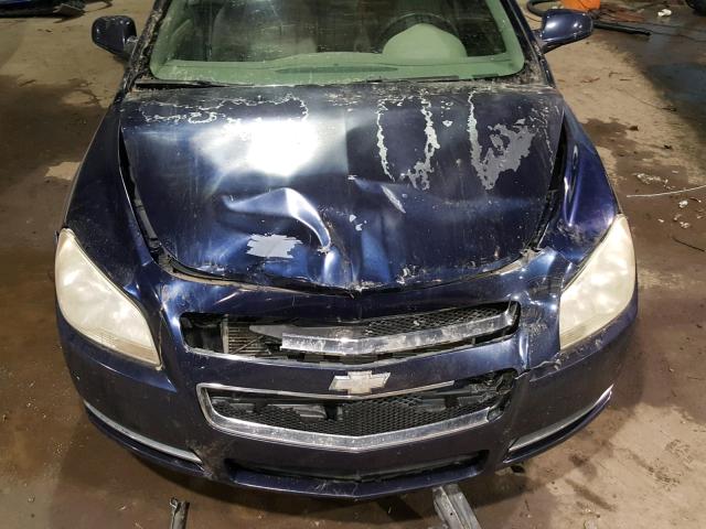 1G1ZC5E0XA4117060 - 2010 CHEVROLET MALIBU 1LT BLUE photo 7