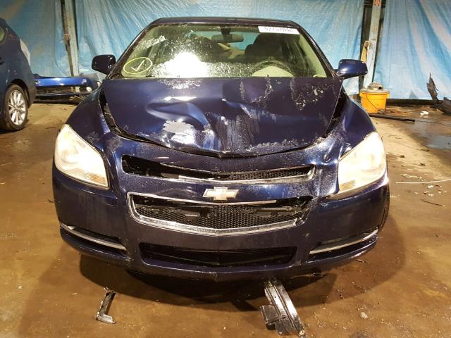 1G1ZC5E0XA4117060 - 2010 CHEVROLET MALIBU 1LT BLUE photo 9