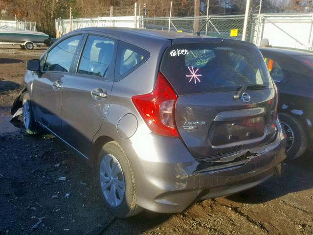 3N1CE2CP2JL370151 - 2018 NISSAN VERSA NOTE GRAY photo 3