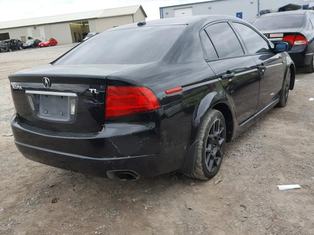 19UUA66245A016117 - 2005 ACURA TL BLACK photo 4