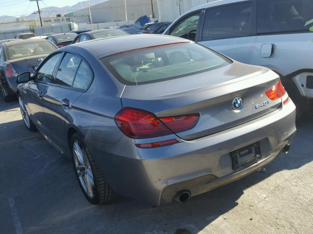 WBA6D0C53GG432490 - 2016 BMW 640 I GRAY photo 3